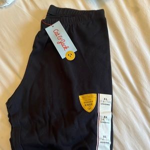 Cat and jack girls, black leggings in size XL